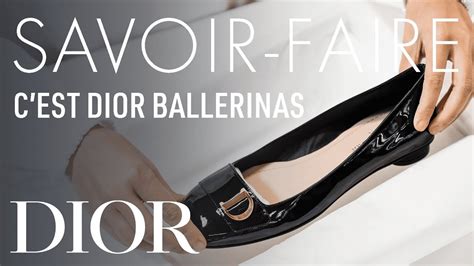 'C'est Dior' Ballerinas Crafted: Unveiling the Dance of Elegance.